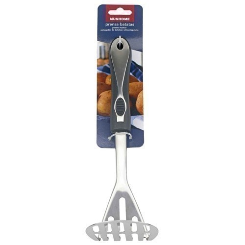 PRENSAPAPAS MUNHOME INOX/MANGO PLASTICO